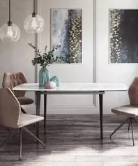 Table with Mink Chairs